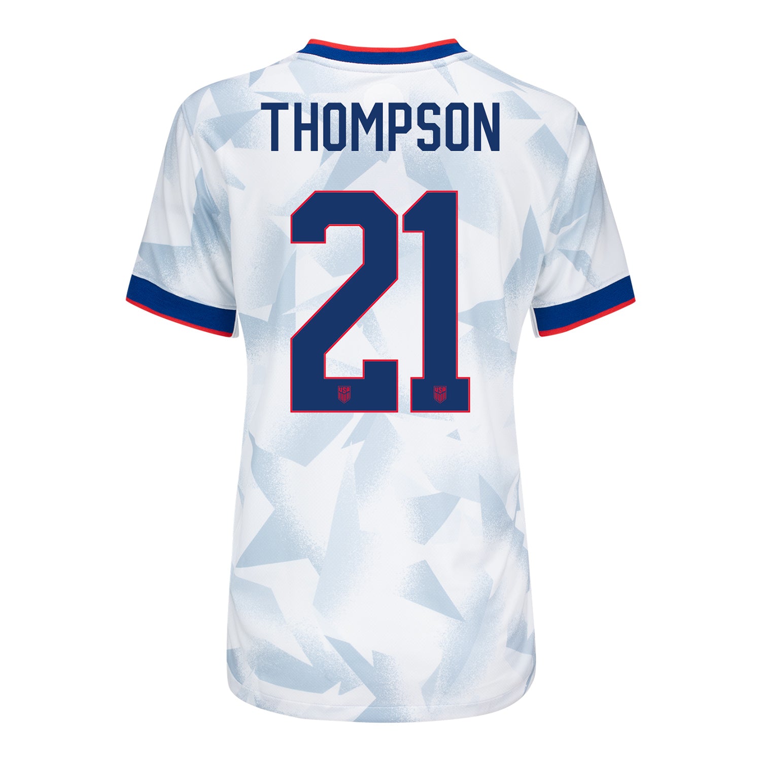 Women's Nike USWNT 2025 Personalized Brilliant Home Stadium Jersey