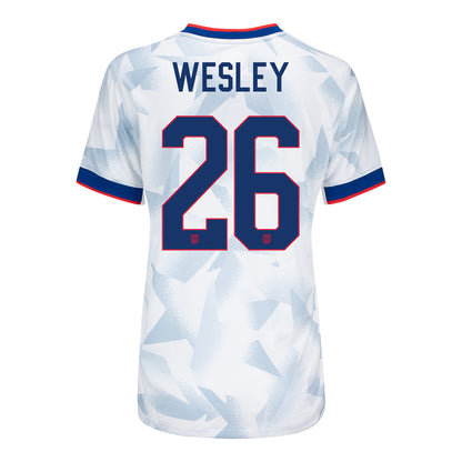 Women's Nike USWNT 2025 Personalized Brilliant Home Stadium Jersey