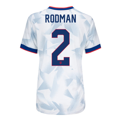 Women's Nike USWNT 2025 Personalized Brilliant Home Stadium Jersey