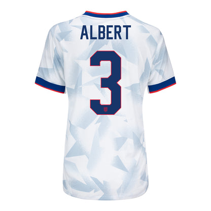 Women's Nike USWNT 2025 Personalized Brilliant Home Stadium Jersey