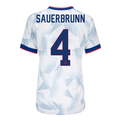 Women's Nike USWNT 2025 Personalized Brilliant Home Stadium Jersey