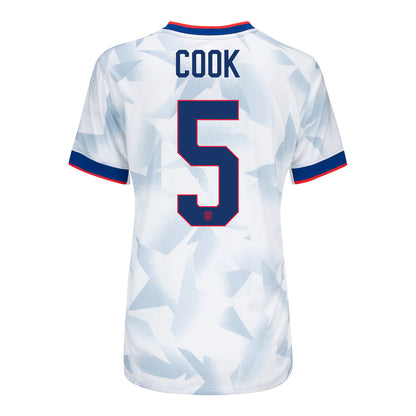 Women's Nike USWNT 2025 Personalized Brilliant Home Stadium Jersey