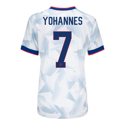 Women's Nike USWNT 2025 Personalized Brilliant Home Stadium Jersey
