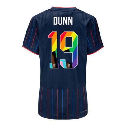 Women's Nike USWNT 2025 Pride Personalized Heartbeat Away Match Jersey