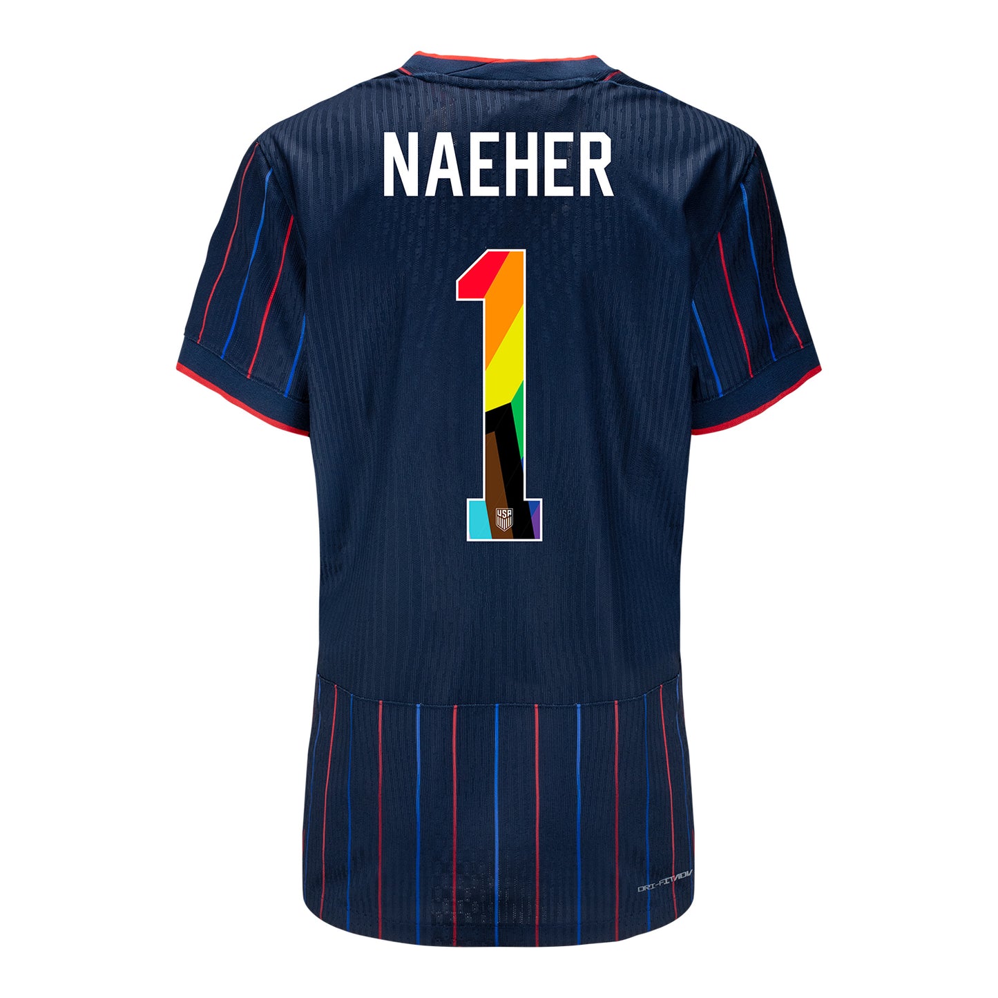 Women's Nike USWNT 2025 Pride Personalized Heartbeat Away Match Jersey