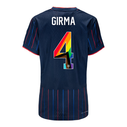 Women's Nike USWNT 2025 Pride Personalized Heartbeat Away Match Jersey