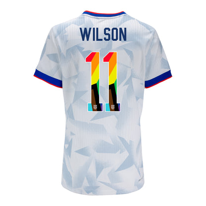 Women's Nike USWNT 2025 Pride Personalized Brilliant Home Match Jersey
