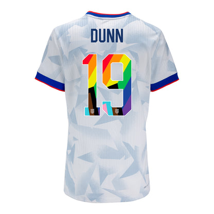 Women's Nike USWNT 2025 Pride Personalized Brilliant Home Match Jersey