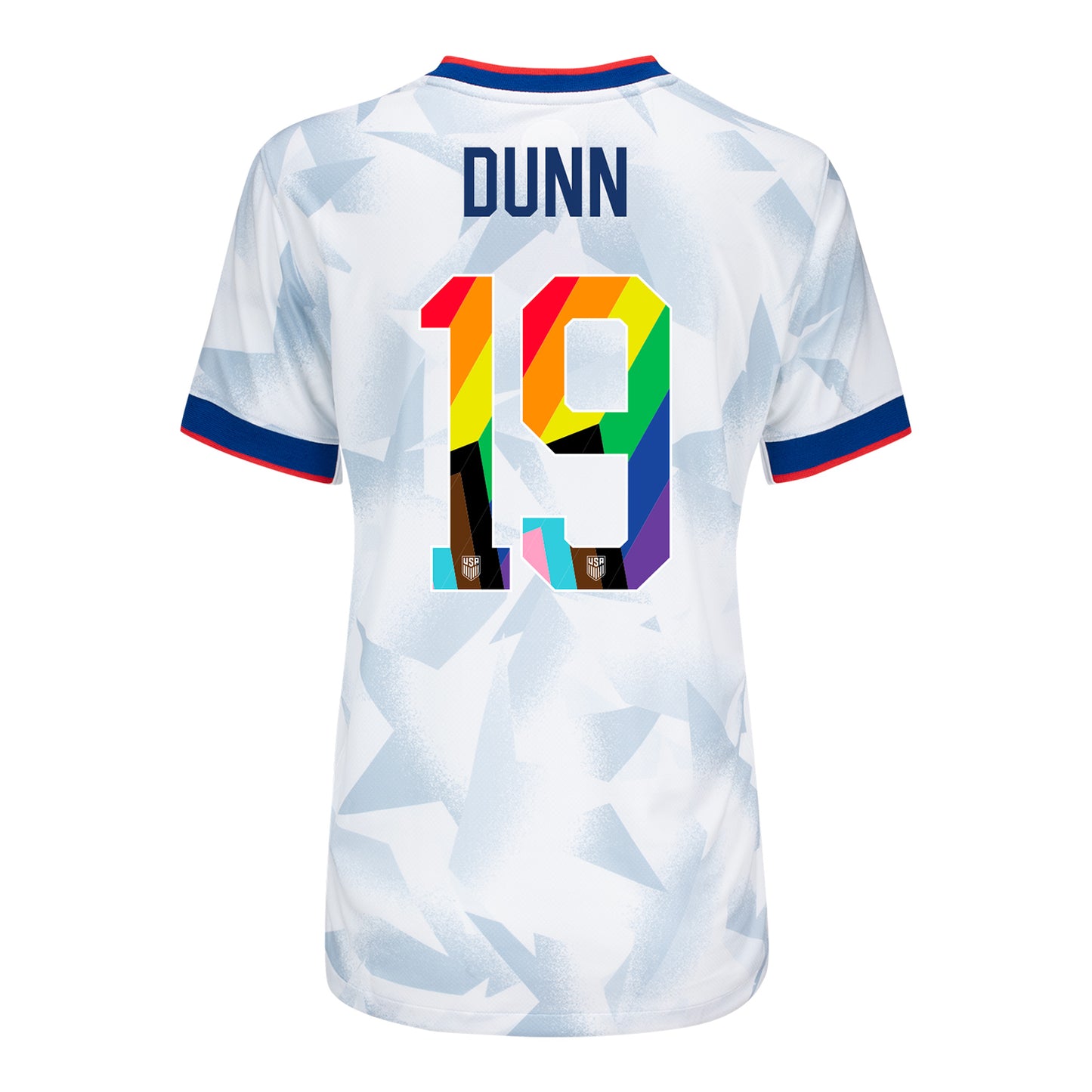 Women's Nike USWNT 2025 Pride Personalized Brilliant Home Stadium Jersey