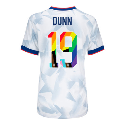 Women's Nike USWNT 2025 Pride Personalized Brilliant Home Stadium Jersey