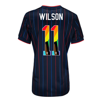 Women's Nike USWNT 2025 Pride Personalized Heartbeat Away Stadium Jersey