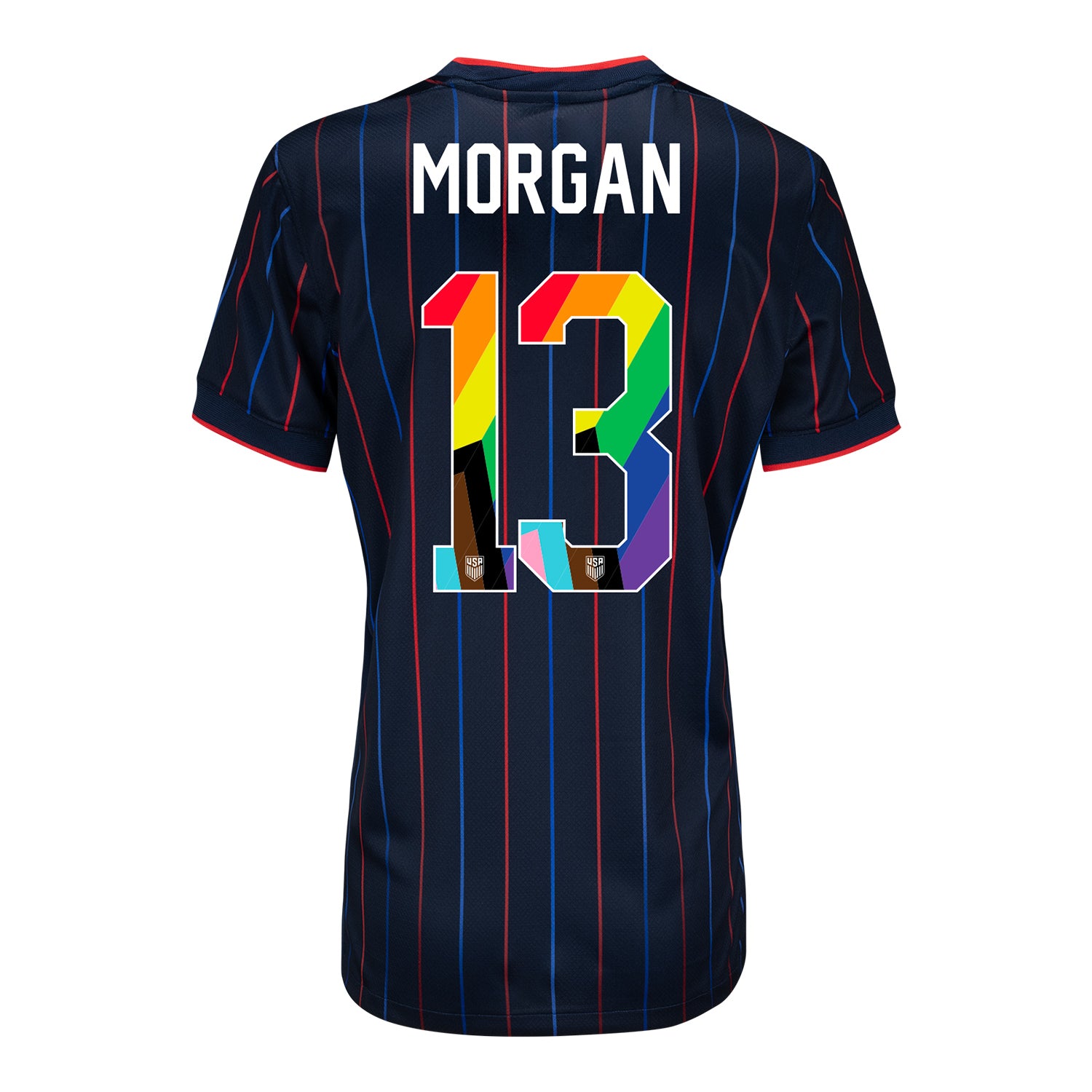 Women's Nike USWNT 2025 Pride Personalized Heartbeat Away Stadium Jersey