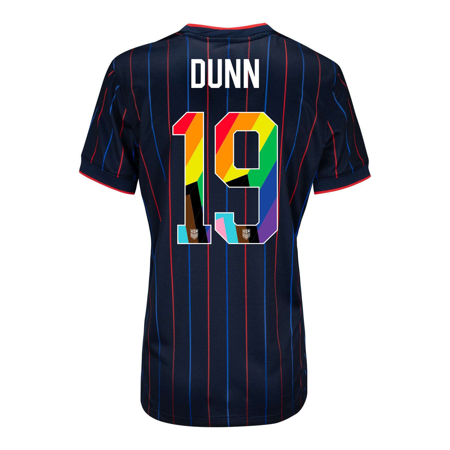 Women's Nike USWNT 2025 Pride Personalized Heartbeat Away Stadium Jersey