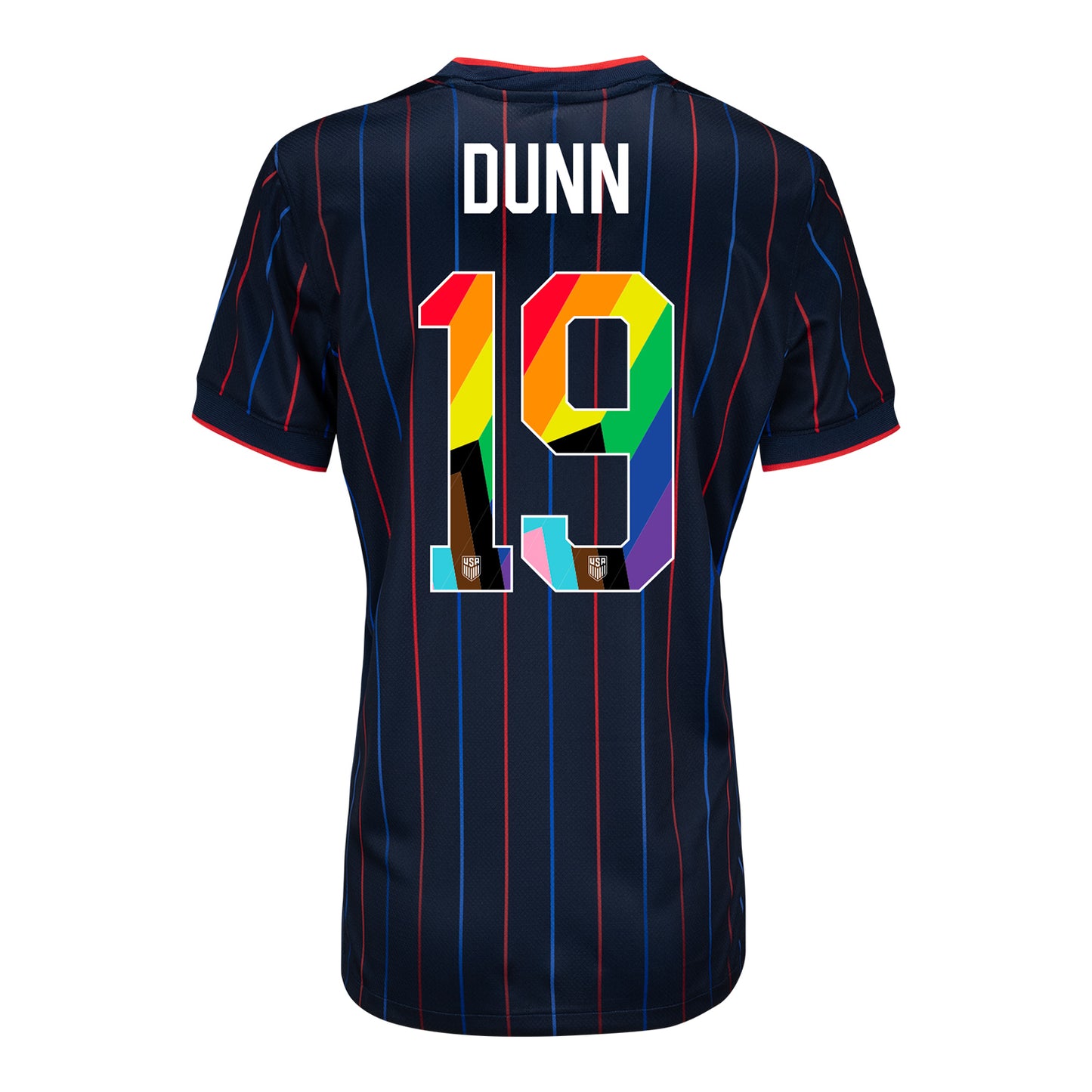 Women's Nike USWNT 2025 Pride Personalized Heartbeat Away Stadium Jersey