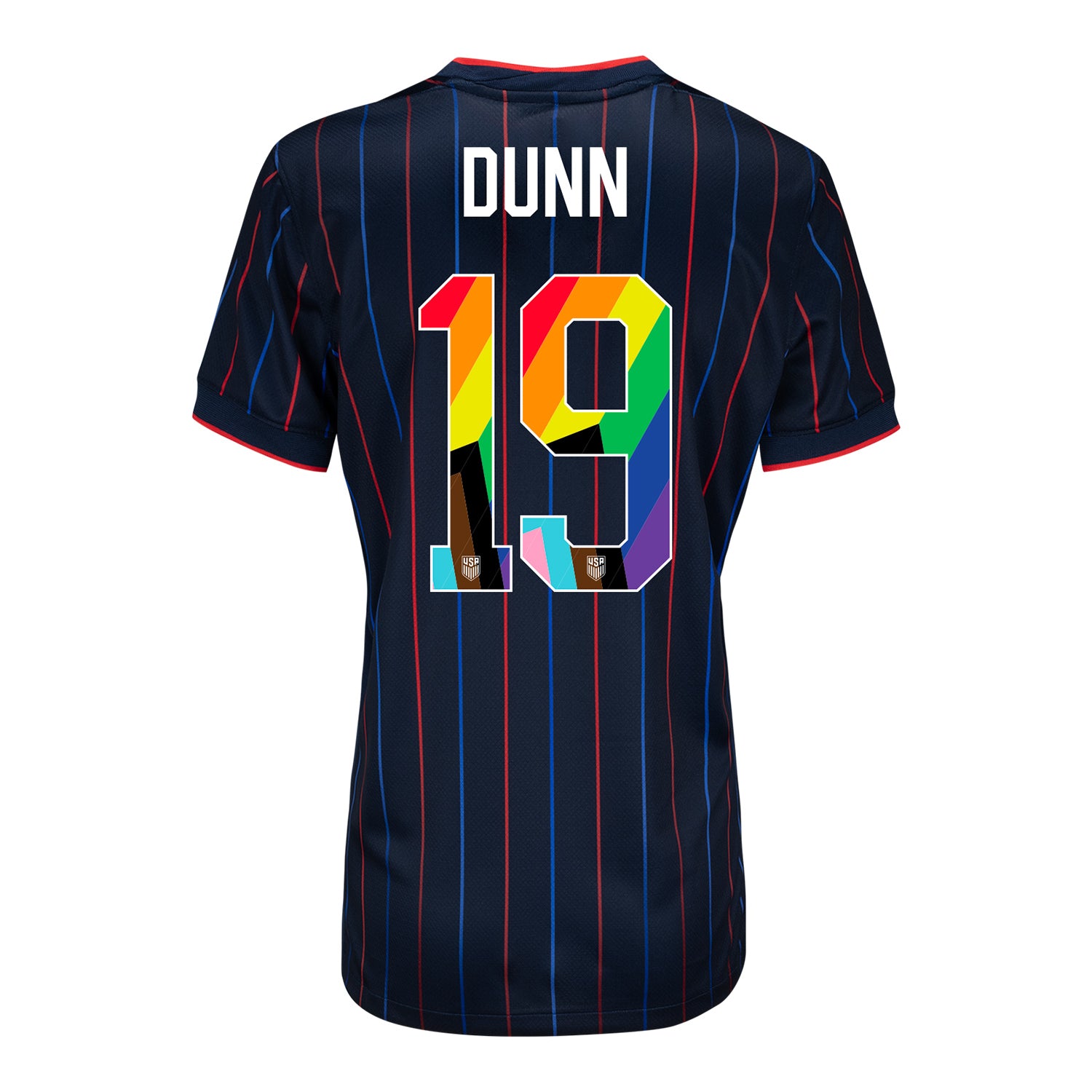 Women's Nike USWNT 2025 Pride Personalized Heartbeat Away Stadium Jersey