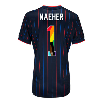 Women's Nike USWNT 2025 Pride Personalized Heartbeat Away Stadium Jersey