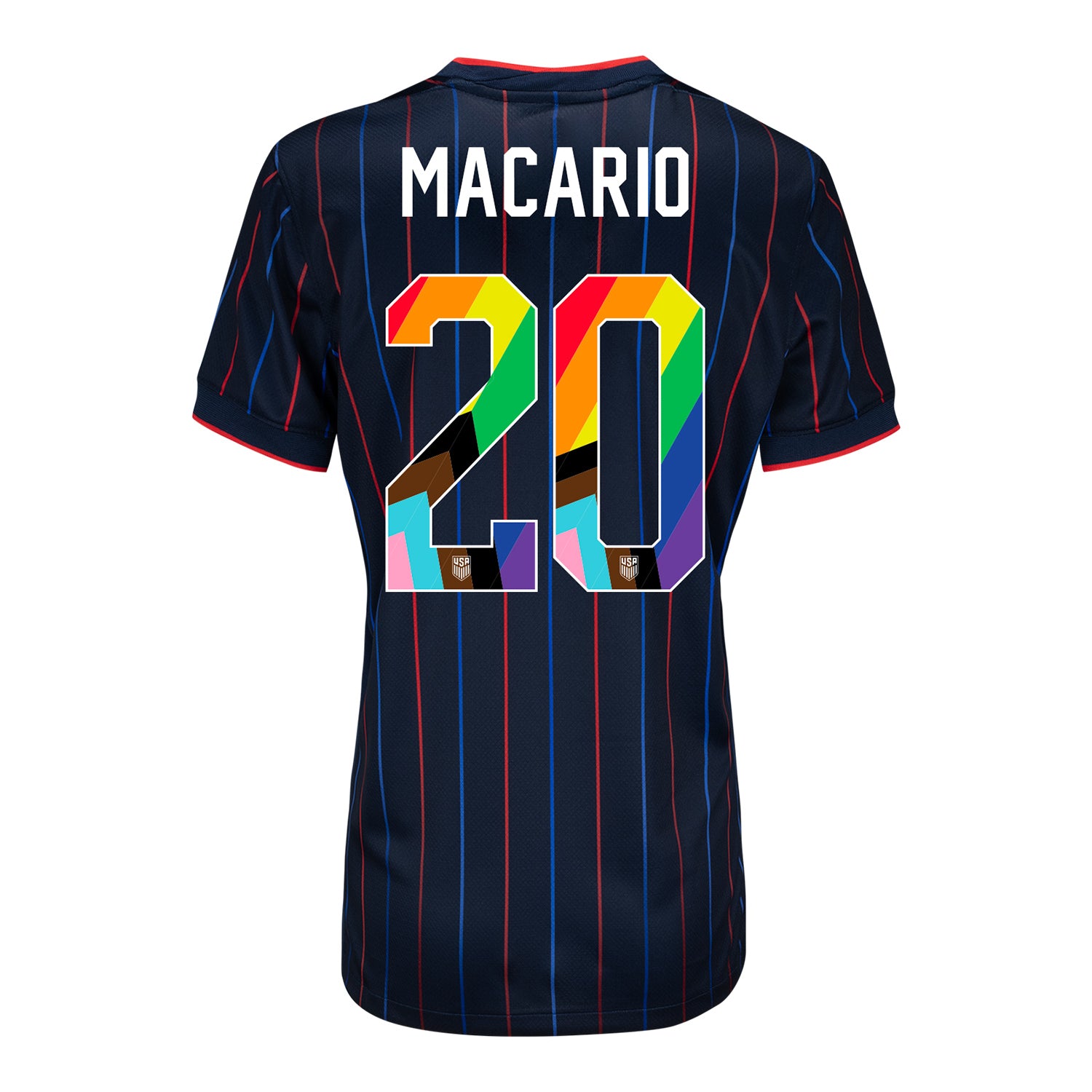 Women's Nike USWNT 2025 Pride Personalized Heartbeat Away Stadium Jersey