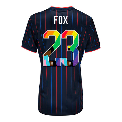 Women's Nike USWNT 2025 Pride Personalized Heartbeat Away Stadium Jersey