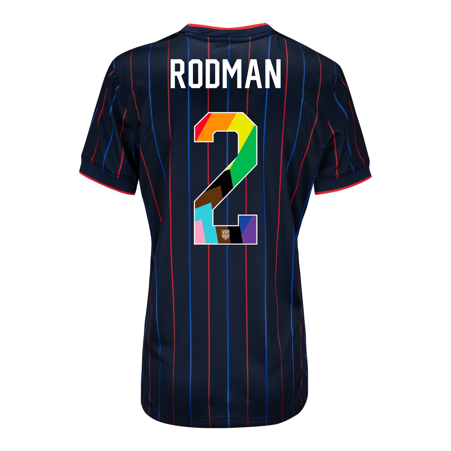 Women's Nike USWNT 2025 Pride Personalized Heartbeat Away Stadium Jersey