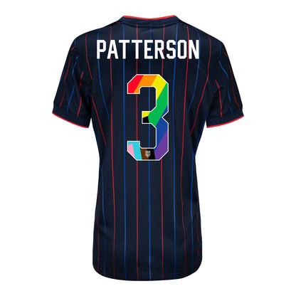 Women's Nike USWNT 2025 Pride Personalized Heartbeat Away Stadium Jersey