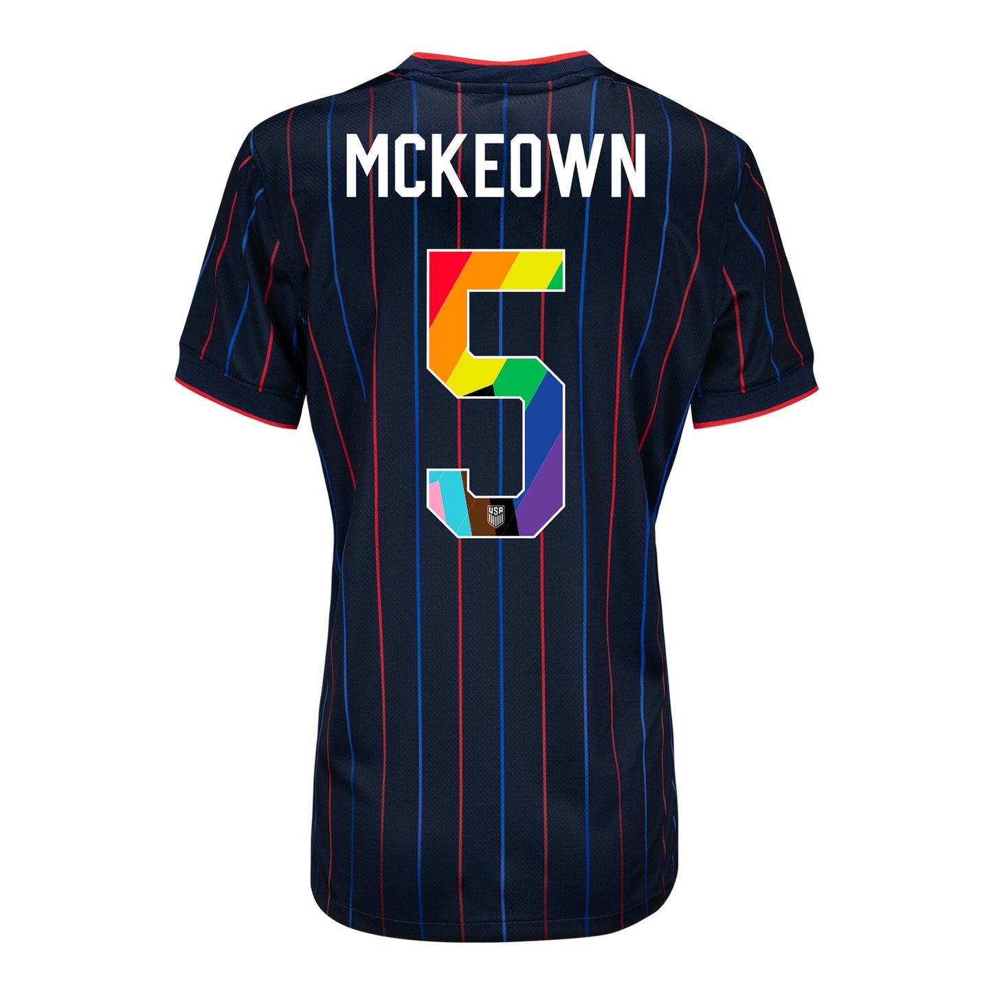 Women's Nike USWNT 2025 Pride Personalized Heartbeat Away Stadium Jersey