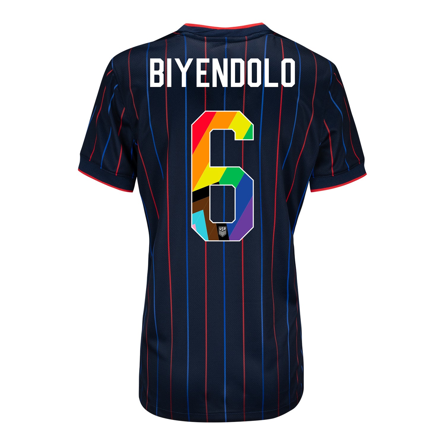 Women's Nike USWNT 2025 Pride Personalized Heartbeat Away Stadium Jersey