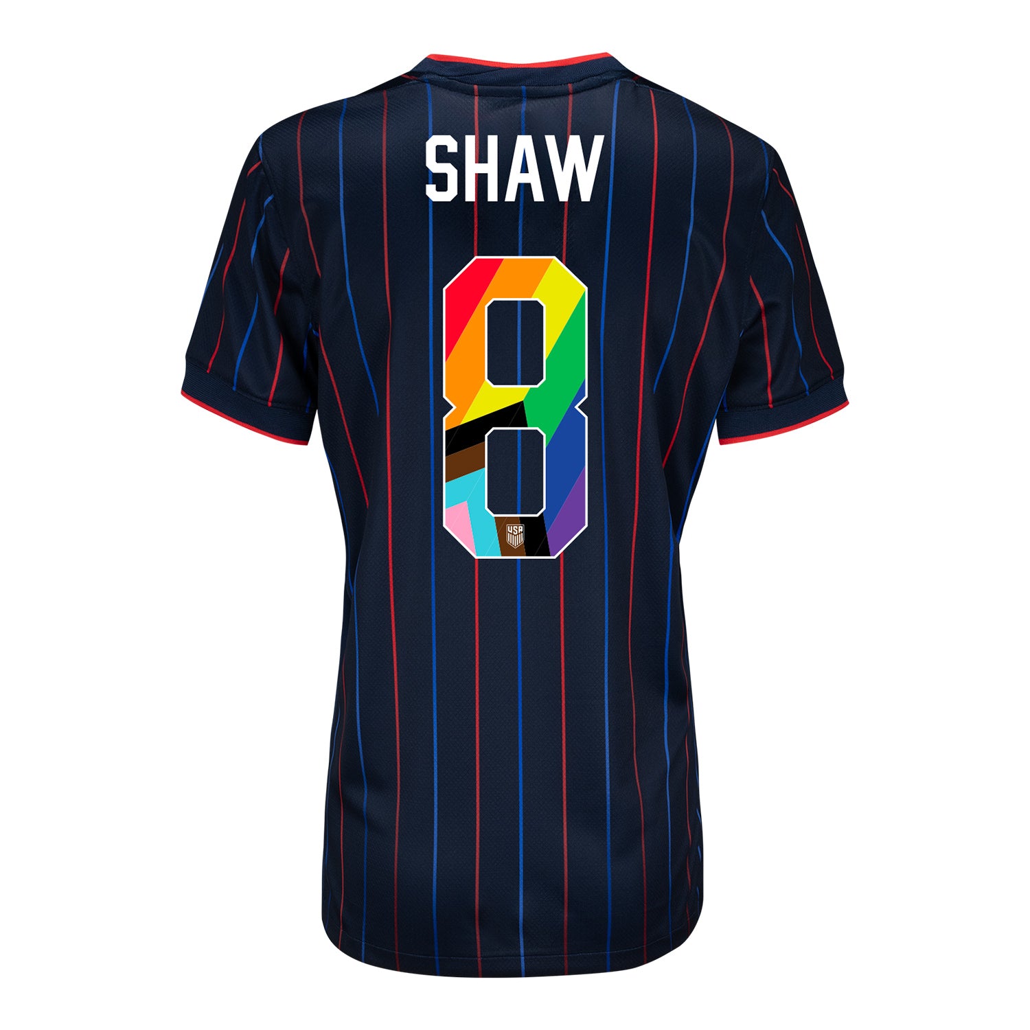 Women's Nike USWNT 2025 Pride Personalized Heartbeat Away Stadium Jersey