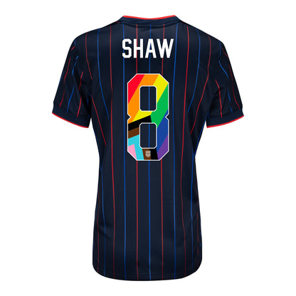 Women's Nike USWNT 2025 Pride Personalized Heartbeat Away Stadium Jersey