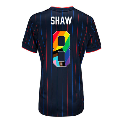 Women's Nike USWNT 2025 Pride Personalized Heartbeat Away Stadium Jersey