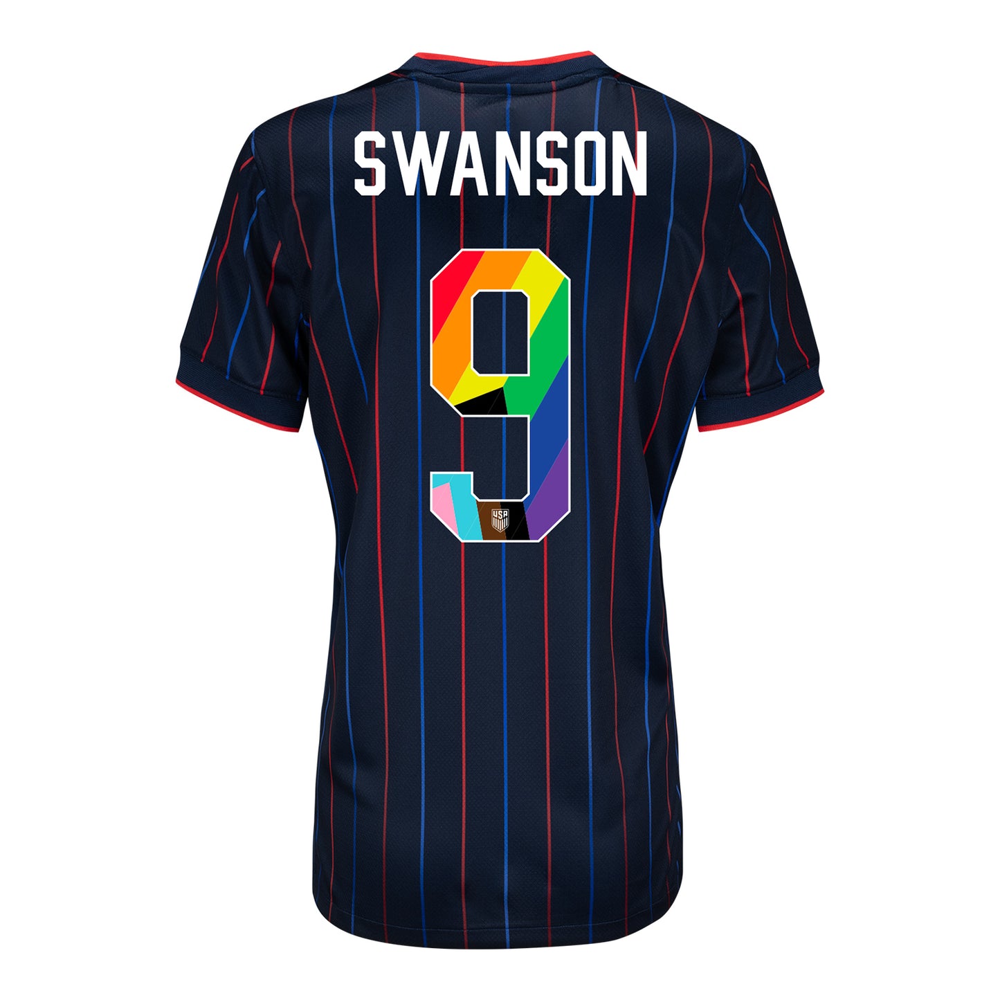 Women's Nike USWNT 2025 Pride Personalized Heartbeat Away Stadium Jersey