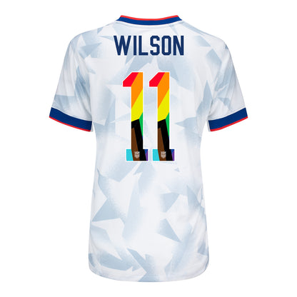 Women's Nike USWNT 2025 Pride Personalized Brilliant Home Stadium Jersey