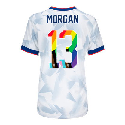 Women's Nike USWNT 2025 Pride Personalized Brilliant Home Stadium Jersey