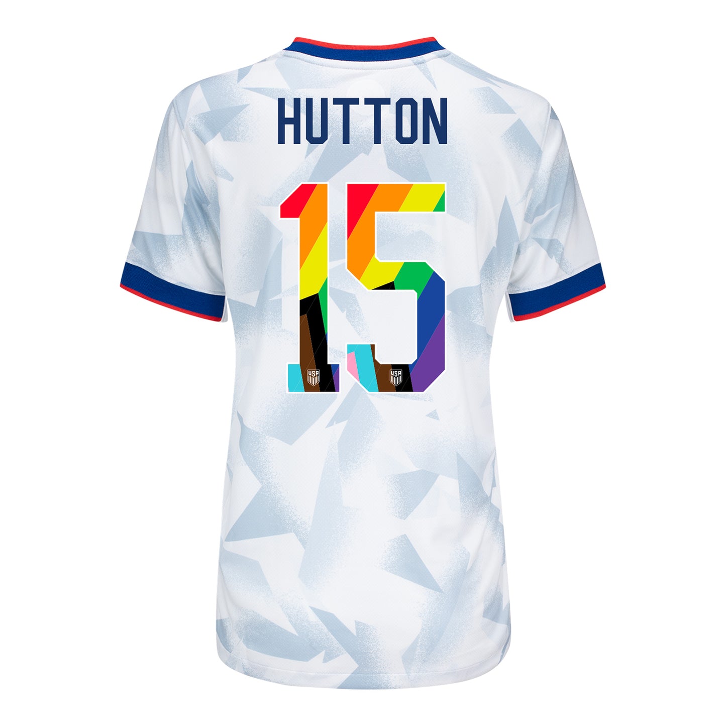 Women's Nike USWNT 2025 Pride Personalized Brilliant Home Stadium Jersey