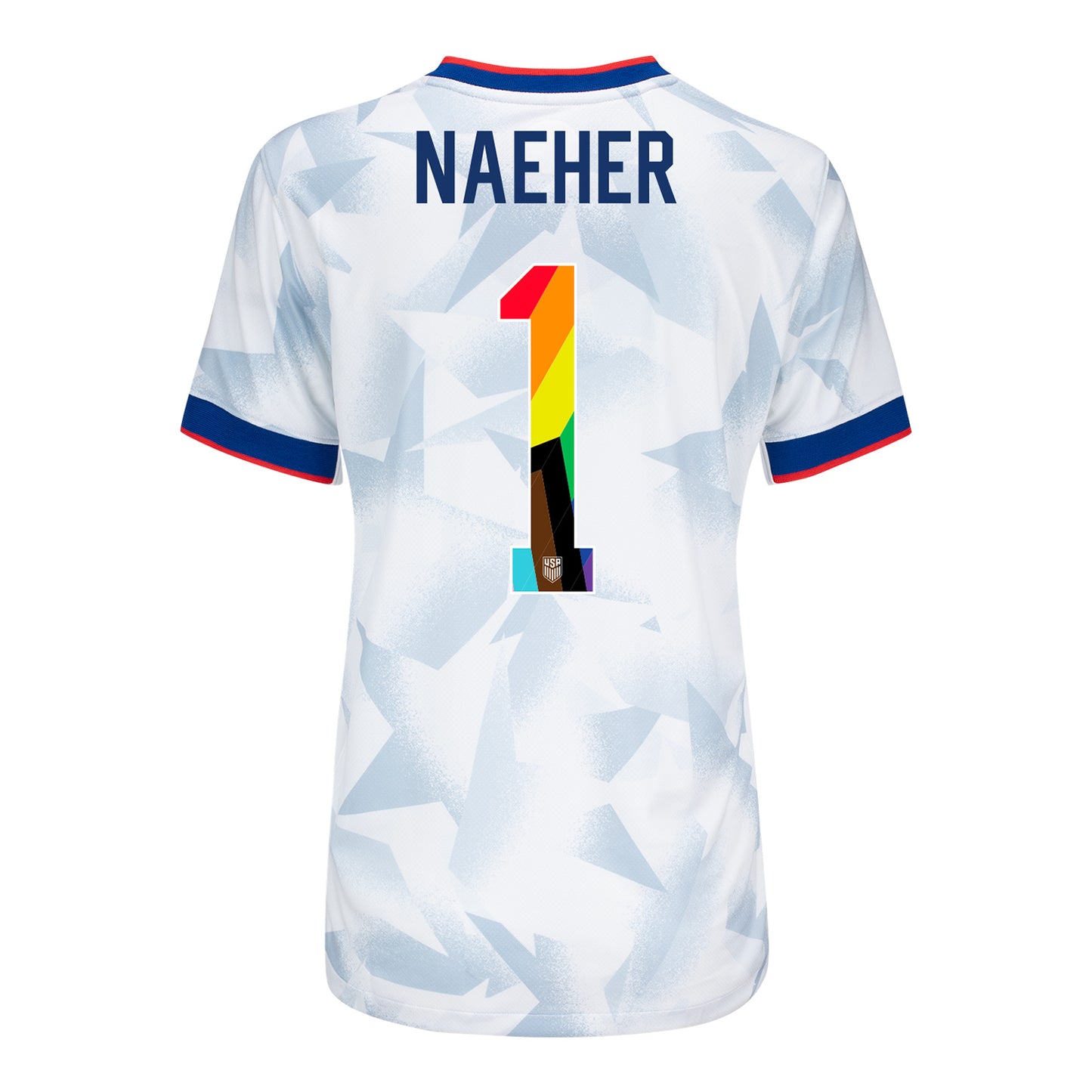 Women's Nike USWNT 2025 Pride Personalized Brilliant Home Stadium Jersey