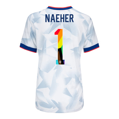 Women's Nike USWNT 2025 Pride Personalized Brilliant Home Stadium Jersey