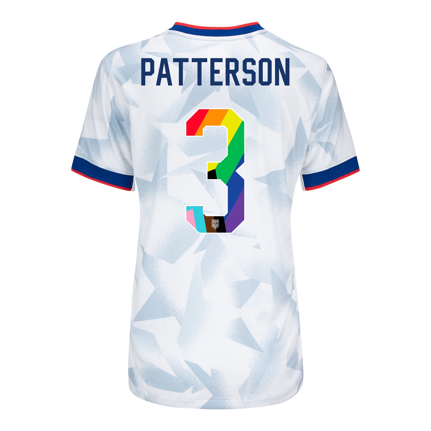 Women's Nike USWNT 2025 Pride Personalized Brilliant Home Stadium Jersey