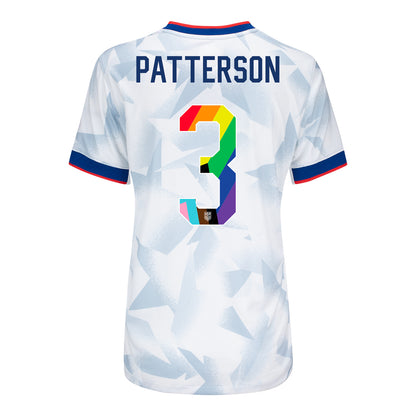 Women's Nike USWNT 2025 Pride Personalized Brilliant Home Stadium Jersey