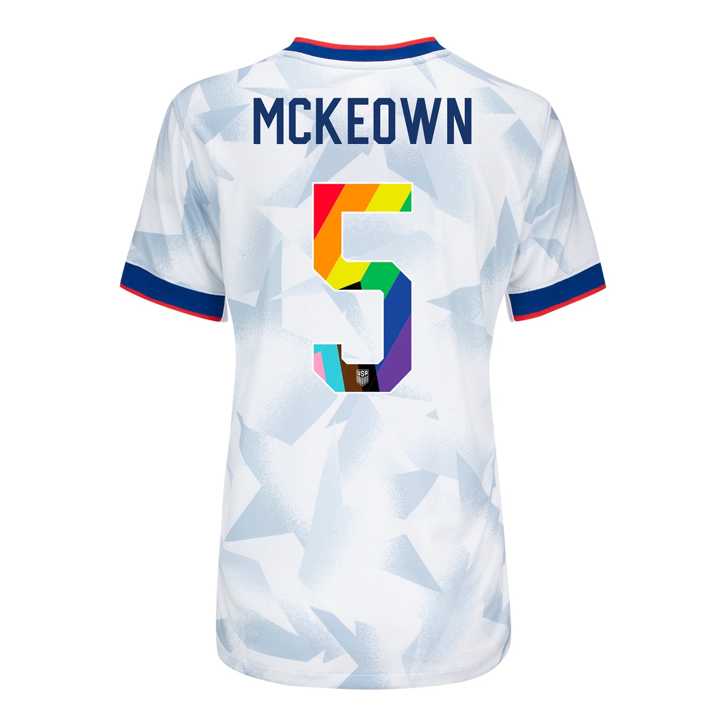 Women's Nike USWNT 2025 Pride Personalized Brilliant Home Stadium Jersey