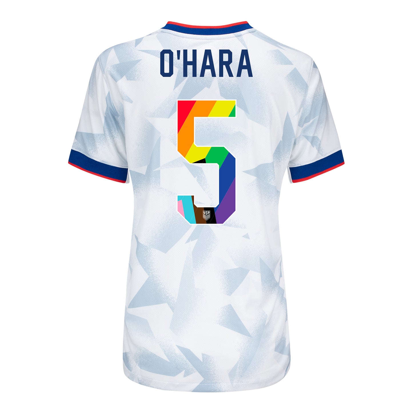 Women's Nike USWNT 2025 Pride Personalized Brilliant Home Stadium Jersey