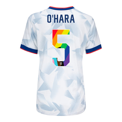 Women's Nike USWNT 2025 Pride Personalized Brilliant Home Stadium Jersey