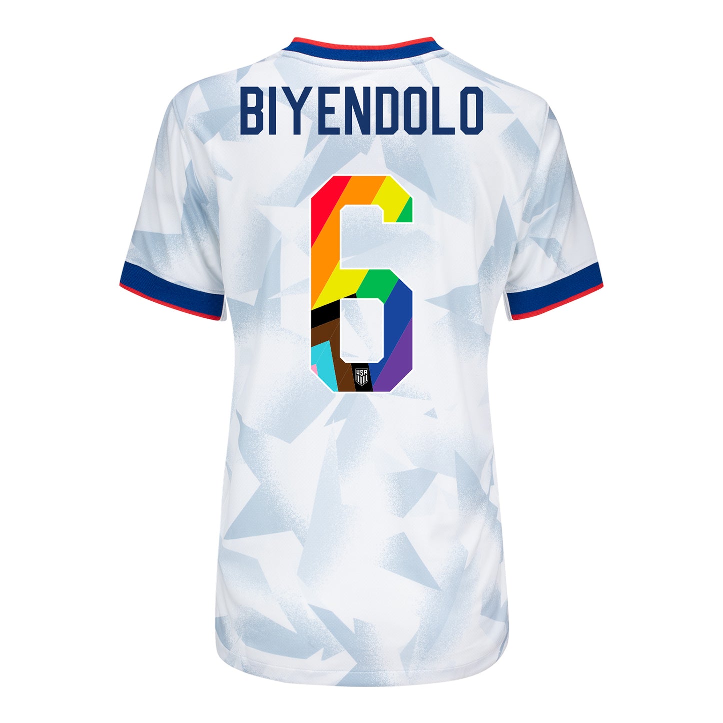 Women's Nike USWNT 2025 Pride Personalized Brilliant Home Stadium Jersey