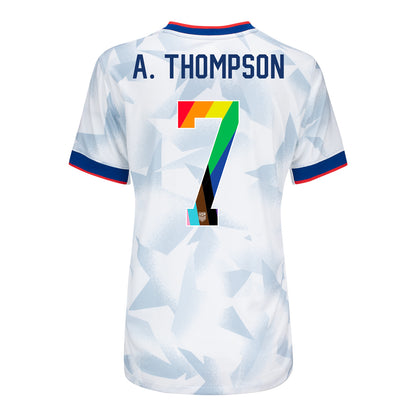 Women's Nike USWNT 2025 Pride Personalized Brilliant Home Stadium Jersey