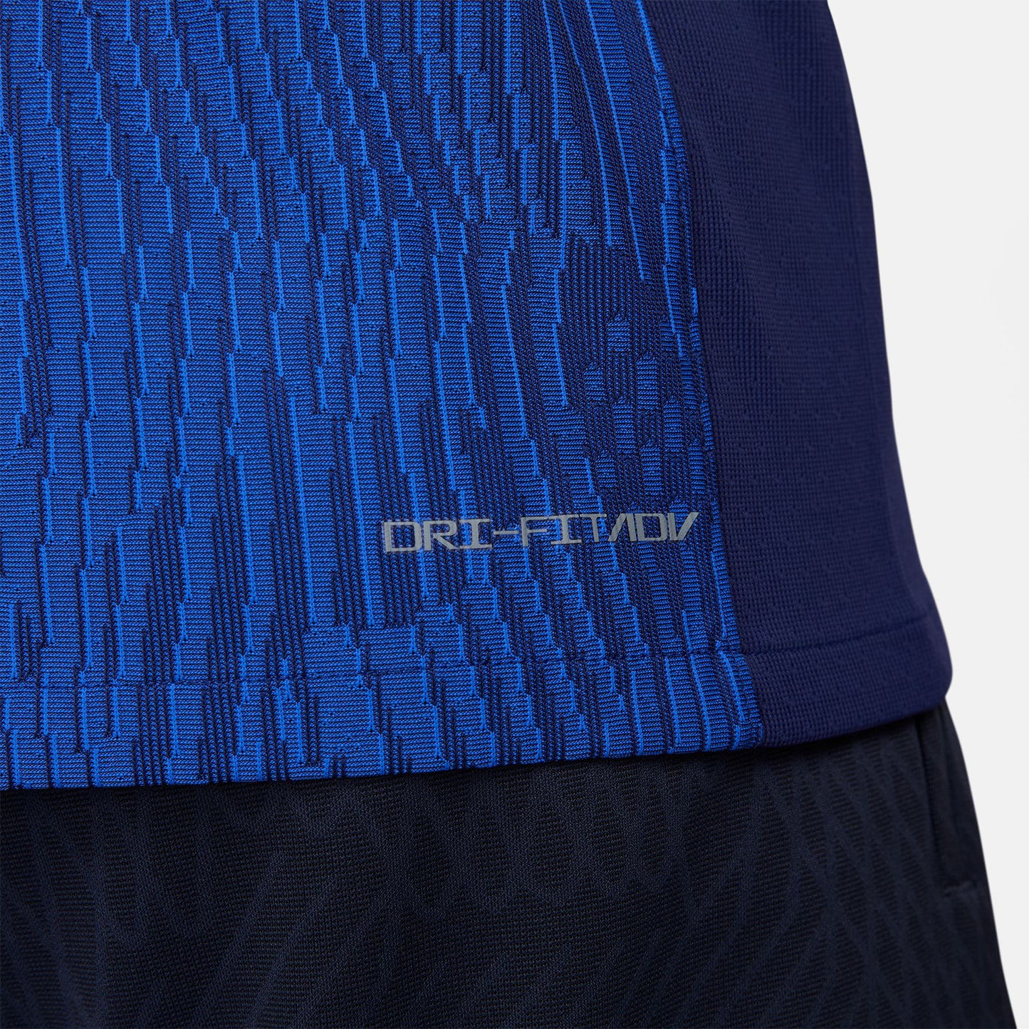 Men's Nike USWNT 2023 Away Match Jersey in Blue - Detailed View