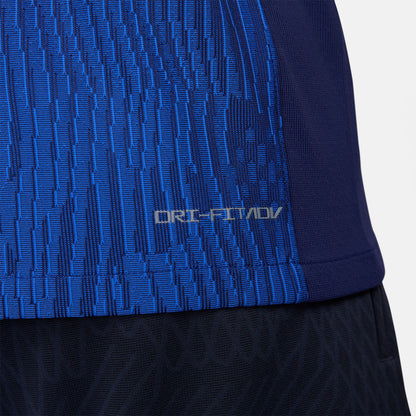Men's Nike USWNT 2023 Away Match Jersey in Blue - Detailed View