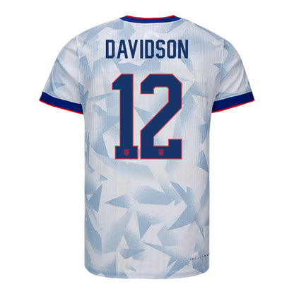 Men's Nike USWNT 2025 Personalized Brilliant Home Match Jersey