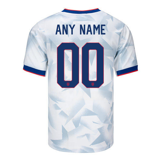 Men's Nike USWNT 2025 Personalized Brilliant Home Stadium Jersey