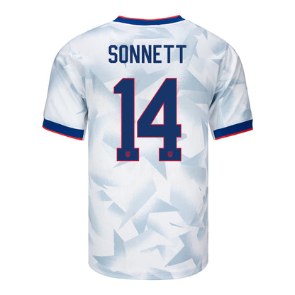 Men's Nike USWNT 2025 Personalized Brilliant Home Stadium Jersey