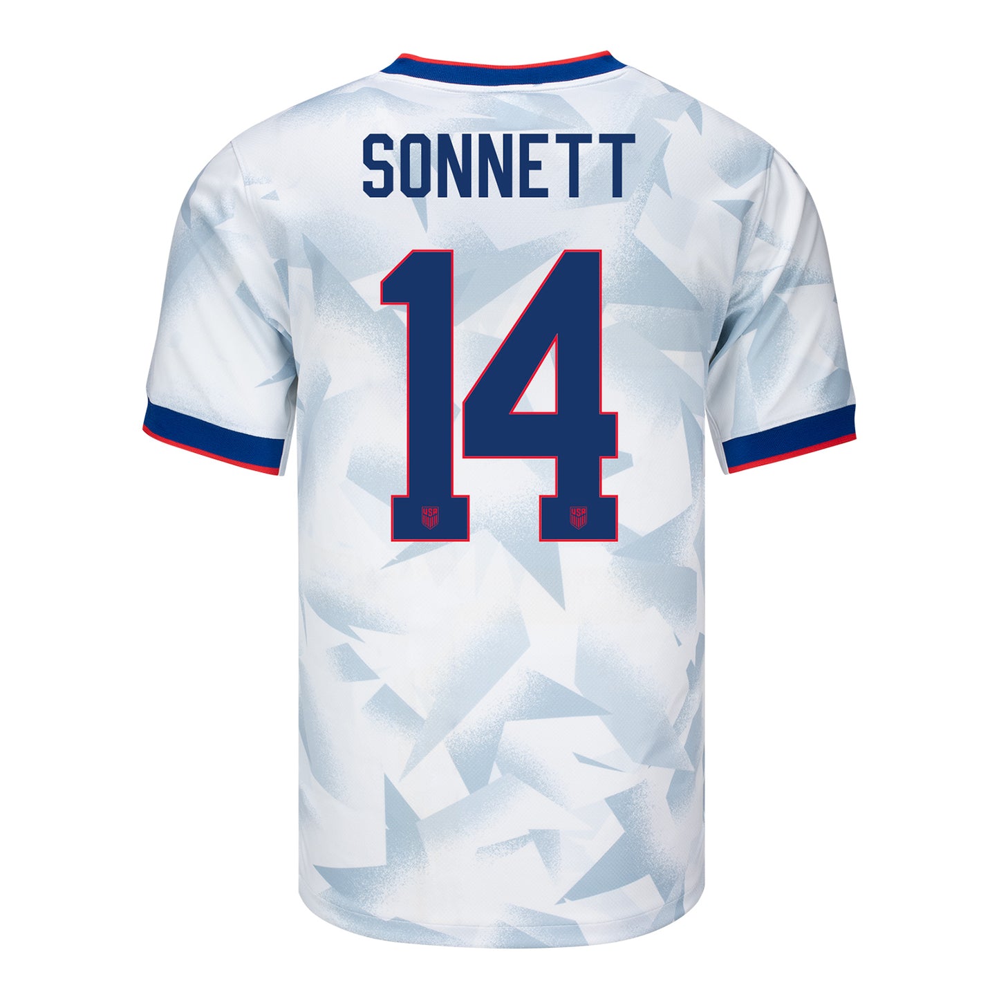 Men's Nike USWNT 2025 Personalized Brilliant Home Stadium Jersey