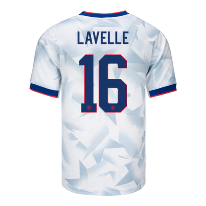 Men's Nike USWNT 2025 Personalized Brilliant Home Stadium Jersey