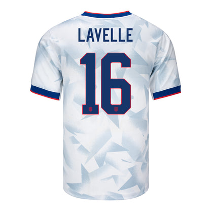 Men's Nike USWNT 2025 Personalized Brilliant Home Stadium Jersey